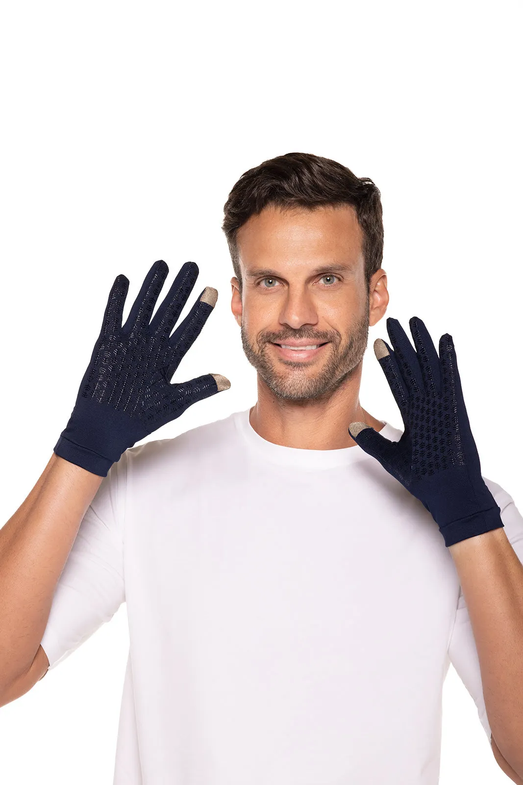 Unisex Gannett UV Gloves  |  Navy