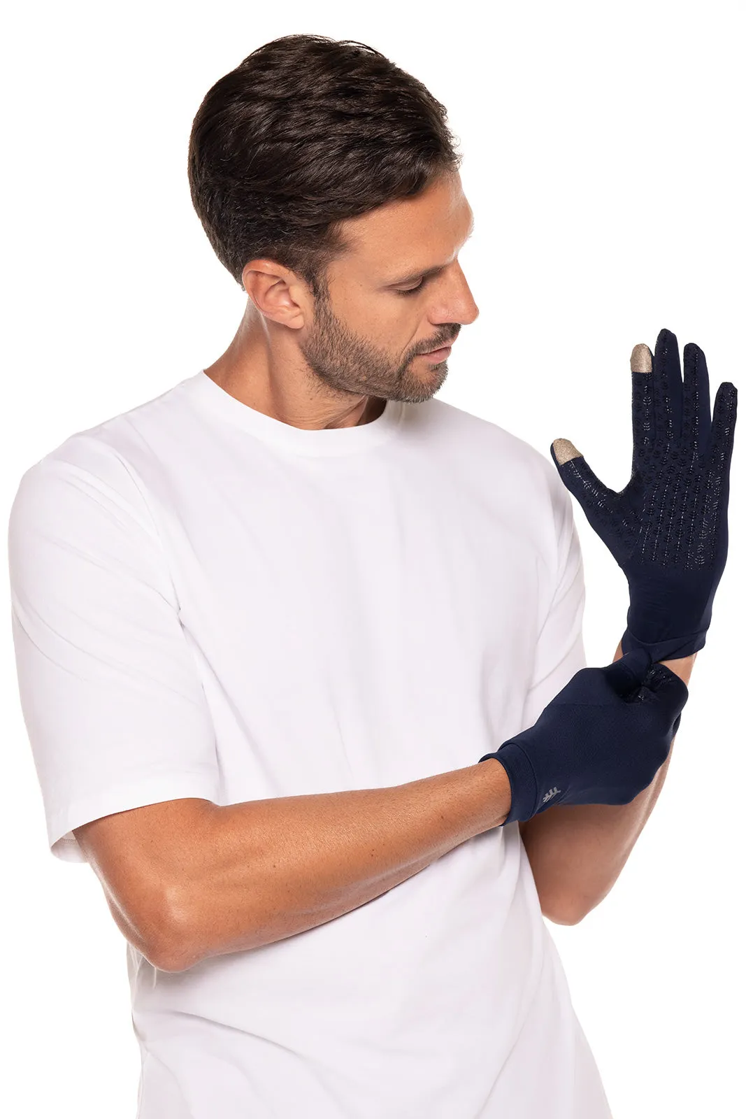 Unisex Gannett UV Gloves  |  Navy