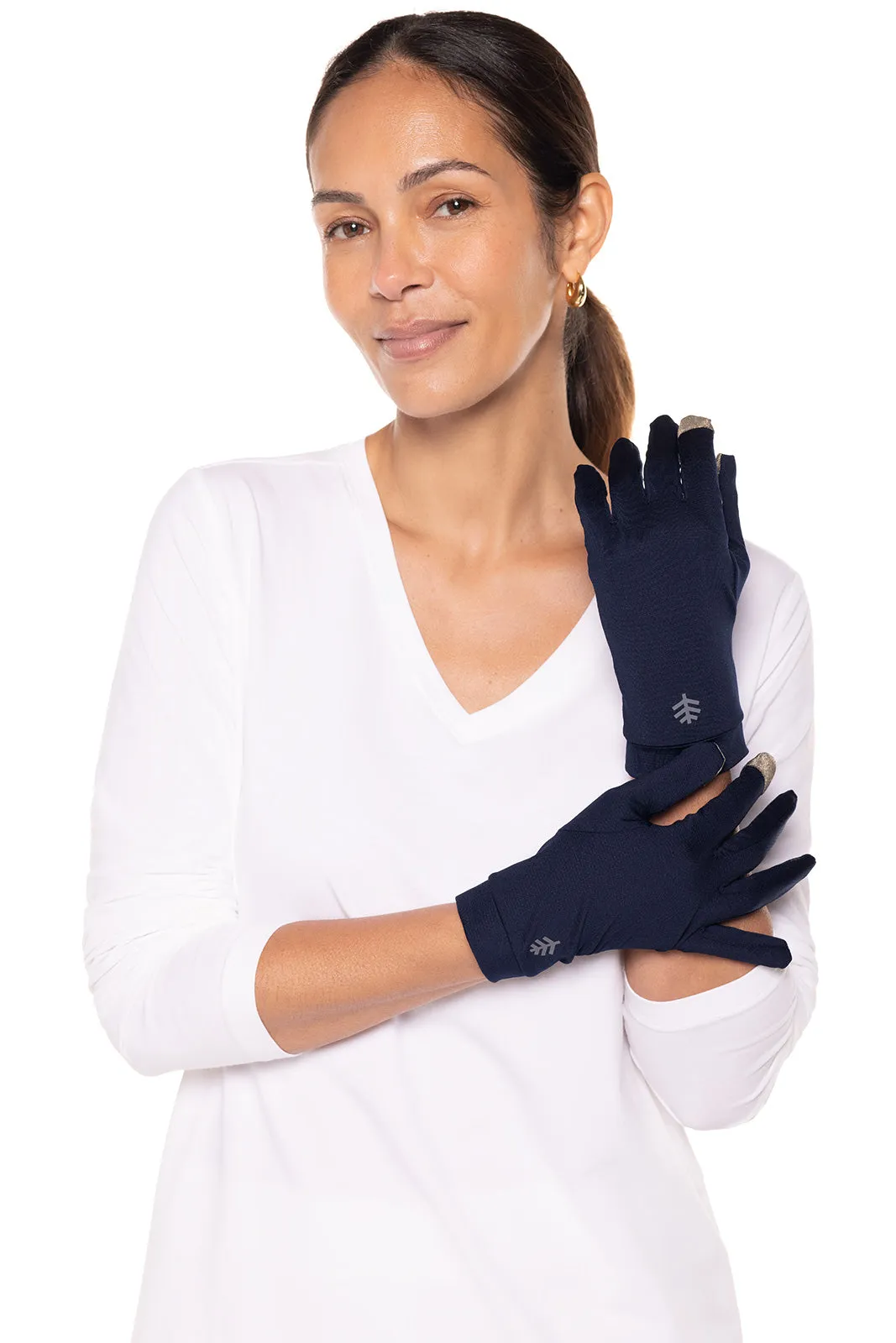 Unisex Gannett UV Gloves  |  Navy