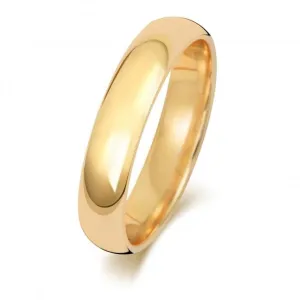 Wedding Band 9K Trad Court 4mm-1.45 Wedding  Ring W164M